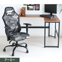 /新品/ゲーミングチェア GAMING CHAIR/リクライニング/オフィス パーソナルチェア/ハイバック/多彩/回転 昇降 肘掛 キャスター/選べる 2色_画像2