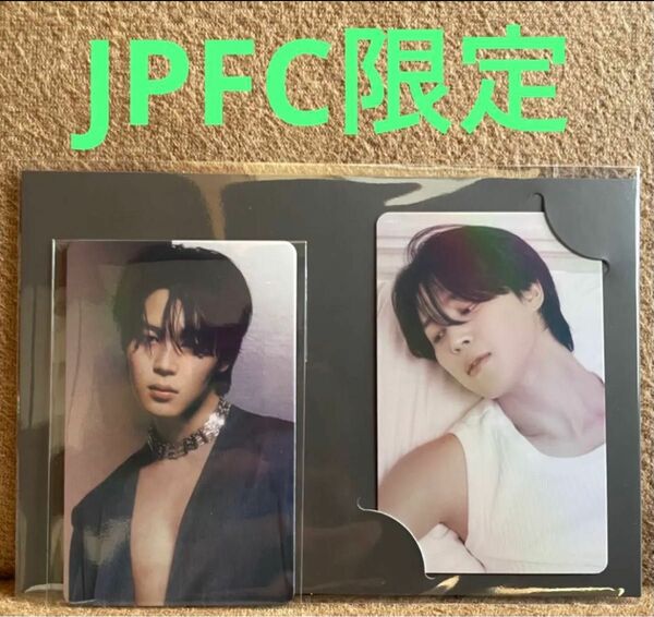 BTS jimin ジミン　FACE JPFC限定トレカ　2枚セット