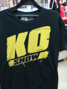 US古着 WWE ケビン・オーエンズ KO Show 半袖Tシャツ 黒 (M)【ネコポス可能】