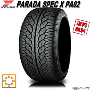 サマータイヤ 送料無料 ヨコハマ PARADA SPEC X PA02 パラダ 305/45R22インチ 118V 4本セット