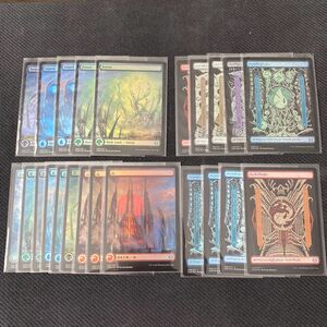 MTG 完全なる統一 foil 土地 まとめ売り φ語等