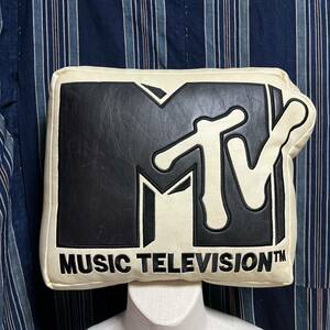 mtv music television official shop goods cushion ミュージックテレビジョン オフィシャル クッション アメリカ雑貨