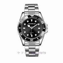 A855A☆新品メンズ 腕時計 ファッション スポーツ クォーツ時計 高級 ビジネス 防水時計 ギフト_画像2