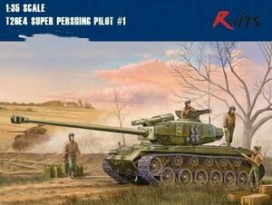 N160☆新品ホビーボス 1/35 WWII T26E4 スーパーパーシング 試作1号車 未組立 Super Pershing Pilot 1 エッチング 連結履帯