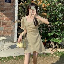 A096A新品人気 同窓会dress ワンピース 美スタイル 披露宴 ladies フォーマル コットンリネン超セクシー きれいめ 美ラインA_画像9