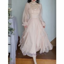 A324A新品人気 良質 ワンピース きれいめ レディース ロングスカート dress 美ライン ladies sexy 美スタイル_画像6