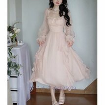 A324A新品人気 良質 ワンピース きれいめ レディース ロングスカート dress 美ライン ladies sexy 美スタイル_画像8