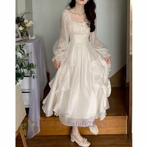 A324A新品人気 良質 ワンピース きれいめ レディース ロングスカート dress 美ライン ladies sexy 美スタイル