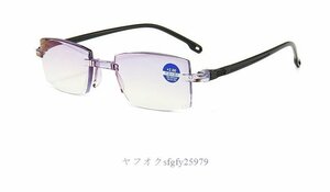 A803B☆新品ユニセックス リムレス 老眼鏡 倍率眼鏡 老眼メガネ