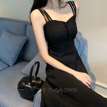 A002A新品人気 ワンピース 同窓会dress 超セクシー 美スタイル フォーマル 美ライン きれいめ 披露宴 ladiesコットンリネンA_画像1