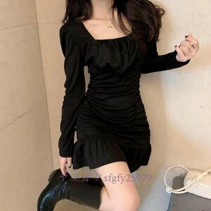 A139A新品人気 ミニワンピ美スタイル ladies 披露宴dress セクシー きれいめ ワンピース フォーマル レディース ドレスB