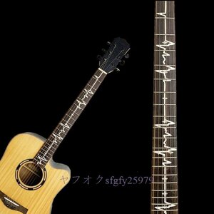 A806A☆新品ギター指板ステッカー 日曜大工 ネックステッカー ベース ウクレレ アクセサリー アレンジ
