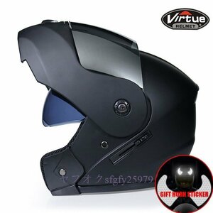 A596A* new goods double with visor .. for motorcycle helmet f lip up helmet 