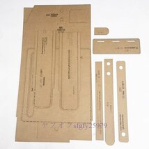 A258C☆新品革ツール ハンドバッグクラフト紙 DIY 手作りレザークラフトバックパックのデザインテンプレート_画像1