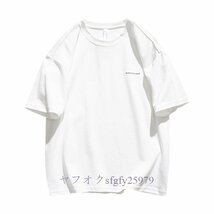 A264C新品人気 リネンＴシャツ 半袖Ｔシャツ メンズ T-shirt カジュアル Ｔシャツ おしゃれ 綿麻 トップス シンプル ゆったりA_画像1