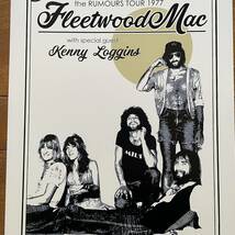 ポスター★フリートウッド・マック（Fleetwood Mac）1977年 『噂』 (Rumours)ツアー・ナッシュビル★スティーヴィー・ニックス_画像2