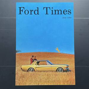 ポスター★1965 フォード・マスタング・クーペ（Gold) 広告ポスター#7★Ford Mustang/ムスタング/FOMOCO/ポニーカー/ファストバック