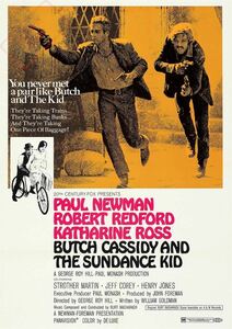 ポスター『明日に向かって撃て！』(Butch Cassidy and the Sundance Kid)1969年★ポール・ニューマン/ロバート・レッドフォード