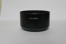 minolta MC 85mm f 1.7 レンズフ-ド(中古純正品)_画像1