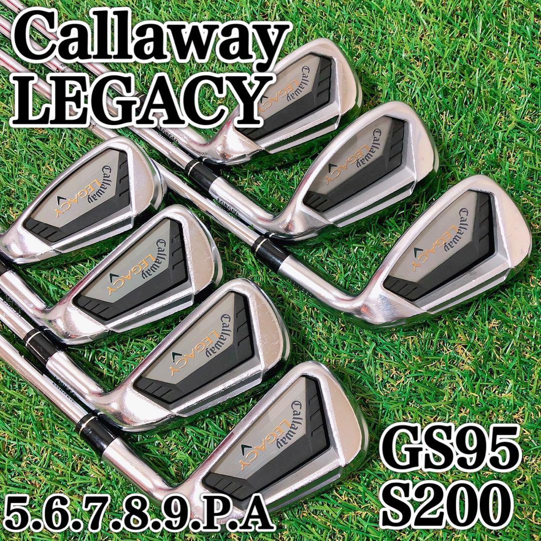 名器】callaway LEGACY 2010 アイアン 7本セット S200-