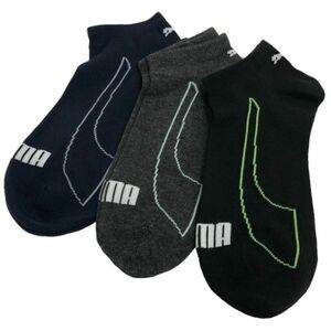 [ new goods ]26~28cm Puma PUMA short socks 3 pair collection socks socks 3 pairs set sneaker socks 02822287-1