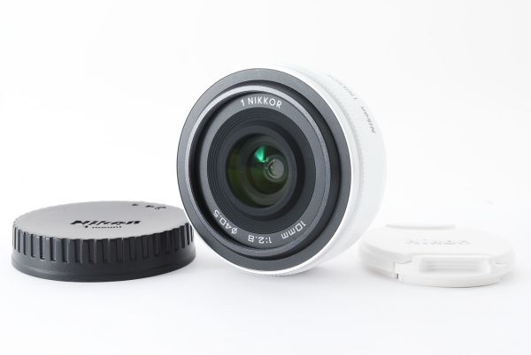 超美品 ニコン 1 NIKKOR 10mm f2.8ホワイト 単焦点レンズ-