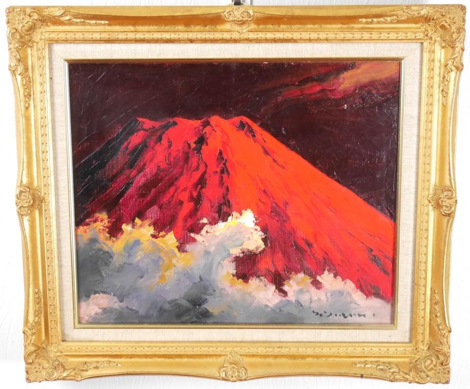 ヤフオク! -絵画 赤富士(油彩)の中古品・新品・未使用品一覧