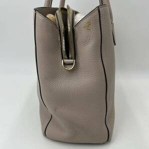 1円【汚れあり】フルラ FURLA ショルダーバッグ ハンドバッグ 2WAY レザー ベージュ系 ゴールド金具 斜め掛け 手持ち メンズ レディースの画像4