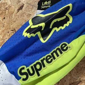 Supreme FOX RACING モトクロス パンツ L コラボ 別注 フォックス レーシング レザー シュプリーム VMX