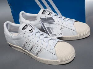 デッド!! 28,5cm 新品 20年製 adidas Originals SUPERSTAR 80s Human Made 白 スーパースター 80s 天然皮革