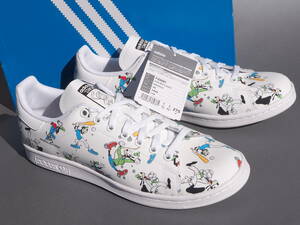  dead!! редкий!! новый товар 27.5cm ADIDAS x DISNEY STAN SMITH GOOFY внутренний стандартный Stansmith Goofy FZ0061 натуральный кожа 