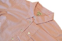 美品*L.L.Bean エルエルビーン*ピンク系*ストライプ柄*シアサッカー生地*メンズ*半袖シャツ*古着*M*お出かけ*ゴルフ*釣り*アウトドア*春夏_画像2