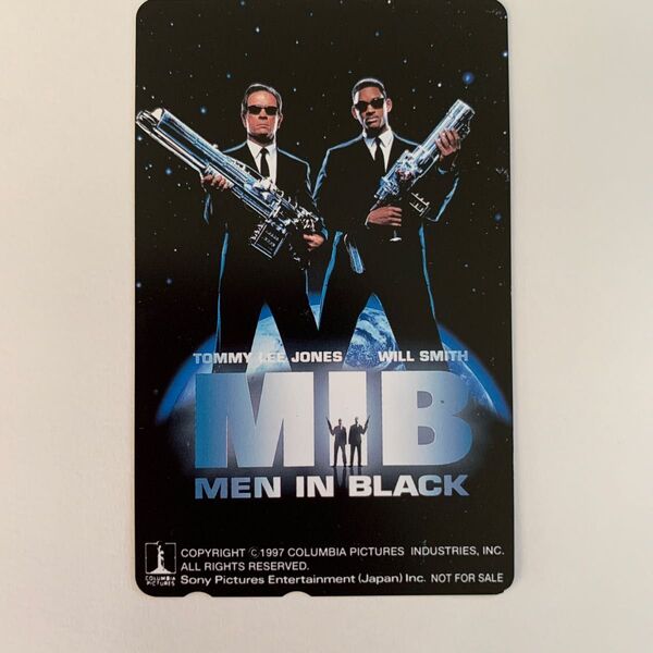 テレフォンカード 未使用品 メンインブラック MEN IN BLACK