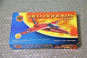 プラモデル エアフィックス AIR FIX 1/72 RED ARROWS GNAT レッドアローズ ナット 飛行機 戦闘機 未組み立て 古い 昔のプラモ