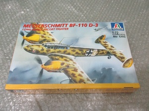 プラモデル イタレリ ITALERI 1/72 メッサーシュミット BF-110 D-3 Messerschmitt BF-110 D-3 未開封 未組み立て 昔のプラモ