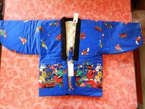 RETRO child clothes is ...012004 chanchanko Gekisou Sentai CarRanger 120 height 115-125 unused made in Japan MADE IN JAPAN Showa Retro 