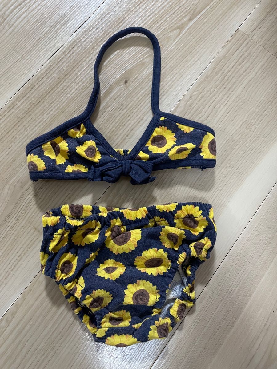 お中元 anggo 水着 ビキニ 韓国子供服 ⭐︎かわいいプーさん⭐︎水着⭐︎70cm