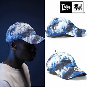 ◆UK限定◆NEW ERA × Dave White コラボ　カーブキャップ　　ニューエラ　デイブホワイト　ブルーグラデーション　Cap