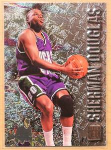 SHERMAN DOUGLAS (シャーマン・ダグラス) 1996 SKYBOX FLEER METAL '96-'97 トレーディングカード 【NBA BUCKS バックス】 