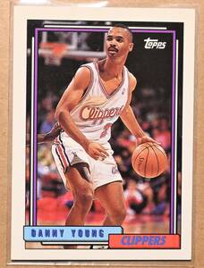 DANNY YOUNG (ダニー・ヤング) 1992 topps トレーディングカード 53 【NBA ロサンゼルス・クリッパーズ Los Angeles Clippers】