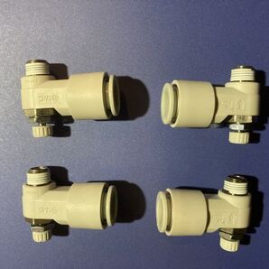 AS2201F-01-10 ワンタッチ管継手スピードコントローラエルボ 4個 SMC 管理41