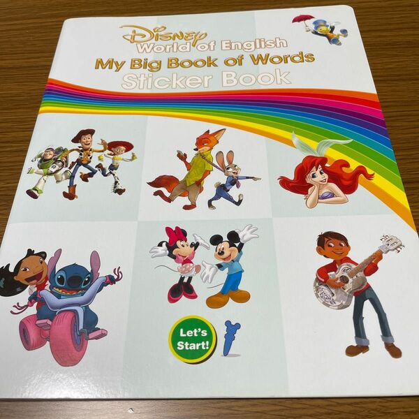 My Big Book ofWords Sticker Book ディズニー英語システム