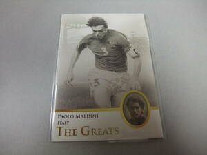 Futera UNIQUE 2013 111 パオロ・マルディーニ　PAOLO MALDINI THE GREATS カード サッカー イタリア