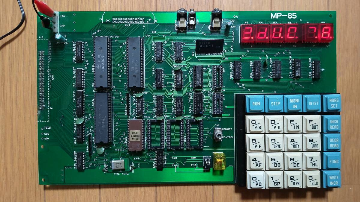 お気に入り マイテックMP-85mkⅡ 8085ワンボードマイコン(本体のみ) PC 