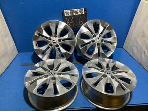 〈K416〉ホイール4本セット　HONDA 純正　ENKEI 17インチ6.5J オフセット＋50 PCD5H114.3 ハブ64mm ボルト穴14mm CRV など