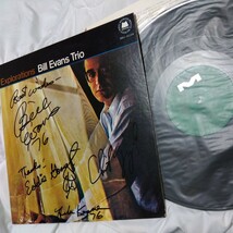ビル・エヴァンス トリオ サイン入りLPレコード_画像7
