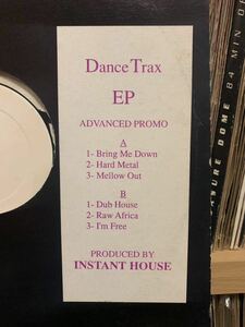 ★歴史的 名盤！オリジナル★ Instant House / Dance Trax EP ★初期 Joe Claussell Remix！★Lost Horizons Shelter Timmy Regisford Jazz