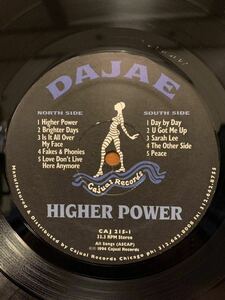 ★人気盤！★Dajae / Higher Power ★Cajual Records ★90 Chicago House Cajmere Green Velvet Frankie Knuckles マニア コレクター