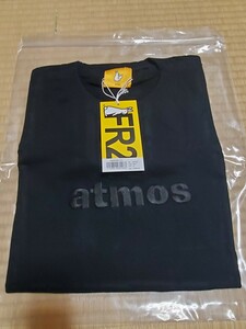 ★atmos con collaboration with FR2 Crack print Tee 21SP-I アトモスコン コラボレーション Tシャツ Black 黒 M 新品 未使用 レア