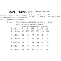 オニールメンズスーパーフリークシーガルスーツウェットスーツ半袖長丈バックジップ3*2mm ジャージ/ブラックブラックM　WSS-105A3_画像2